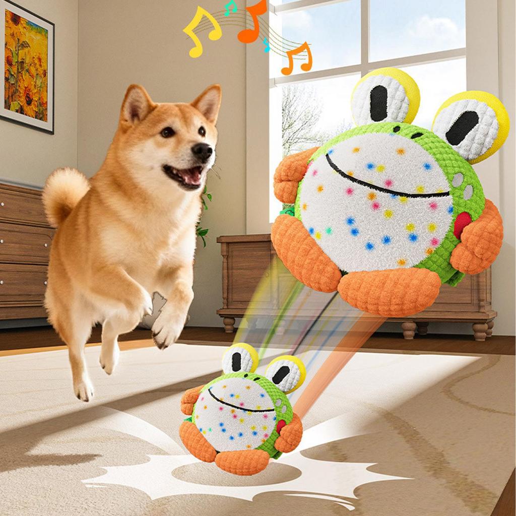 Moving Ball For Dogs Animal Shaped Electric Fun Rolling Toy Rechargeable Moving Puppy Balls For Enrichment Stimulation Boredom