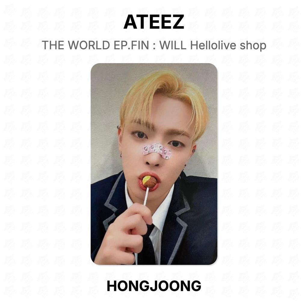 ATEEZ THE WORLD EP.FIN : WILL Hellolive Shop Official Photocard