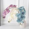 8-Head Phalaenopsis Artificial Silk Flowers for Home Decoration