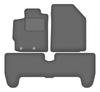 Tapetes de carro em veludo grafite para: Toyota Yaris II hatchback (2005-2011)