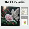 DIY Pearl Art Painting Set with Frame 25x25cm Diamond Art Pearl Painting Kit for Adults Beginners Gift Idea Home Wall Decor