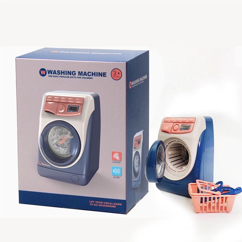 non-toxic Pretend Kitchen Play Toys Electric Vacuum Cleaner Water Sweeper Household Juicer Dispenser Washing Machine Simulation Appliances