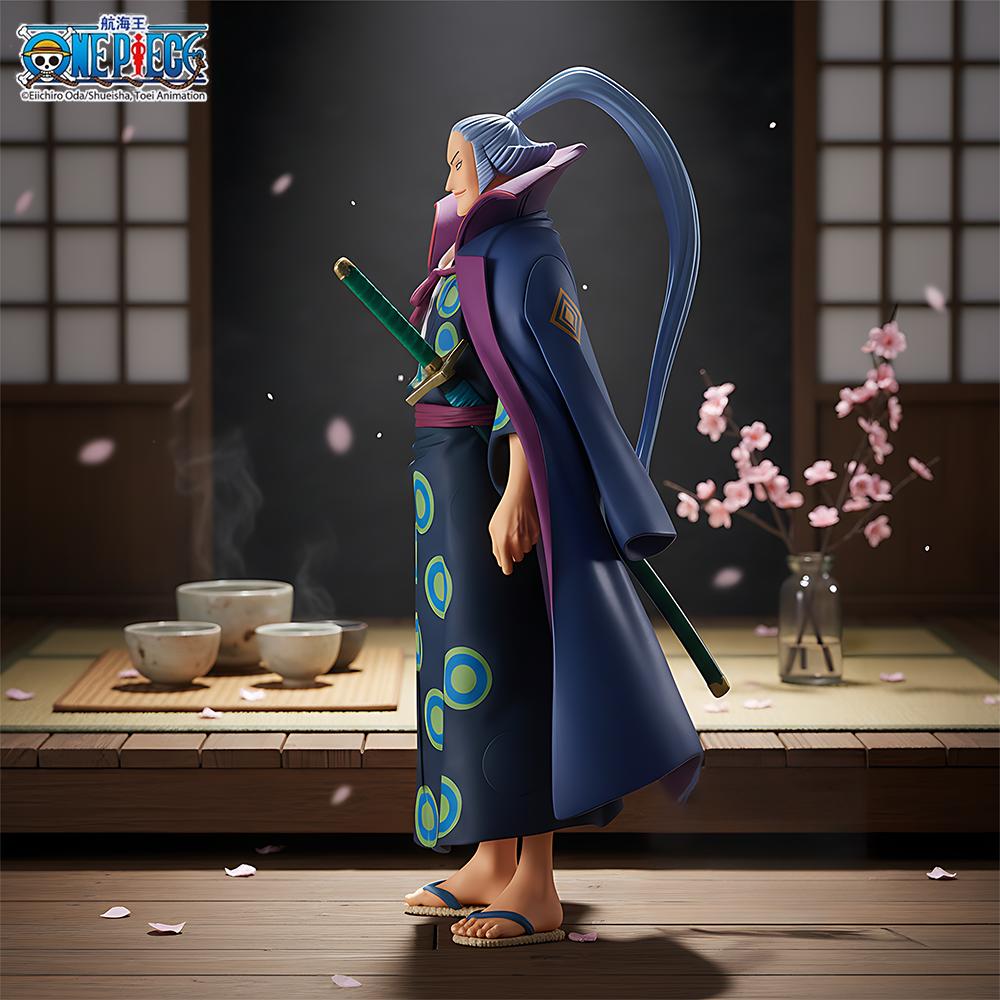 1pc Official One Piece Denjiro Home Decor Figure, Anime Must-Have Gift for Valentine's Day, Birthday Desk.