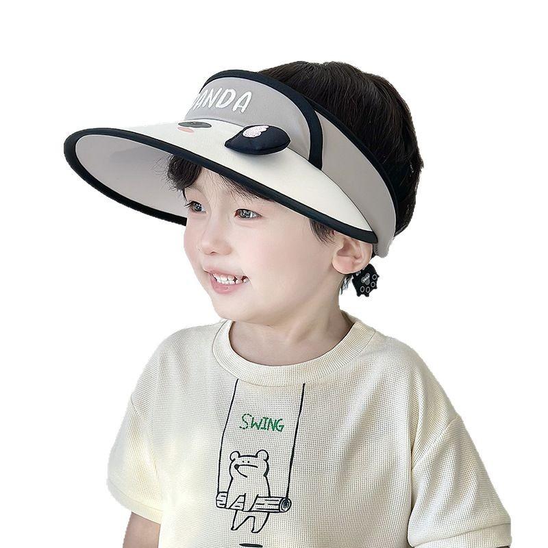New Children's Sun Hat Little Girl UV Sun Hat Boys and Girls Big Hat Summer Empty Top Hat