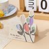 10pcs Handwriting Message Card Bouquet Series Greeting Card Exquisite   Happy Birthday