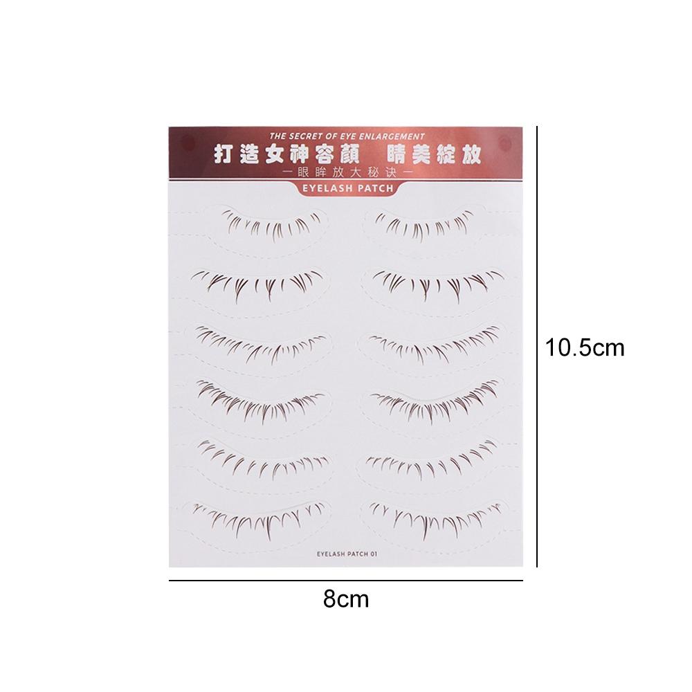 Water Transfer Printing Lower Eyelash Tattoo Sticker Lower Eyelash Temporary Tattoos  Outdoor