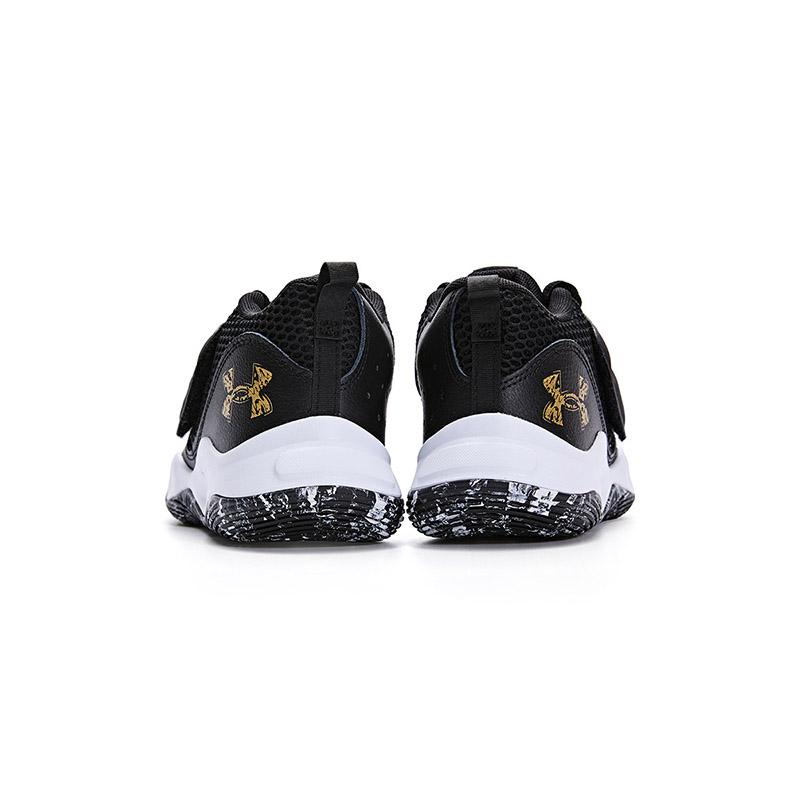 Under Armour Non-Slip Durable Low-Top Basketball Shoes Kids sneaker White 3026637