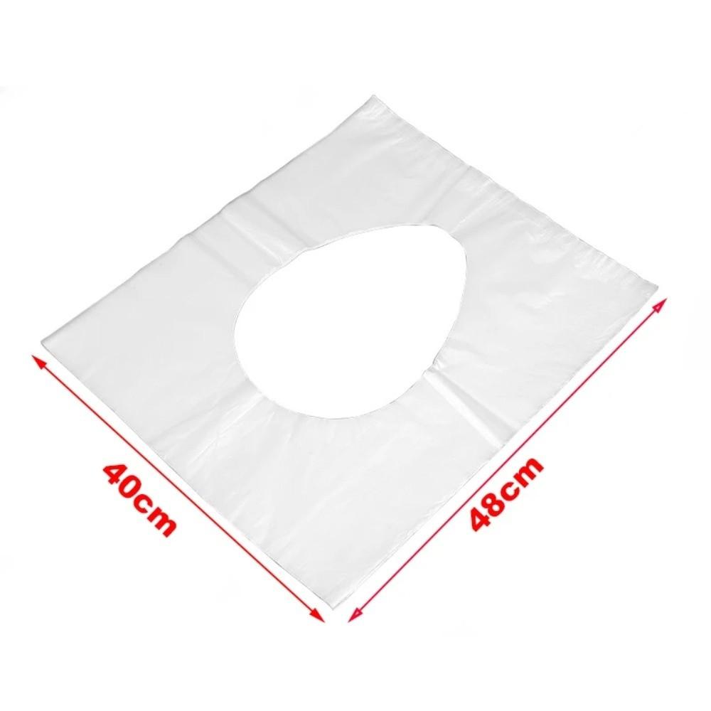 10Pcs New Waterproof Disposable Toilet Seat Cover Degradable Non-Slip Bathroom Paper Pad Portable Toilet Seat Mat Travel