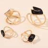 Alloy Geometric Scarf Ring Minimalist T-shirt Tie Clip Shawl Silk Scarves Ring