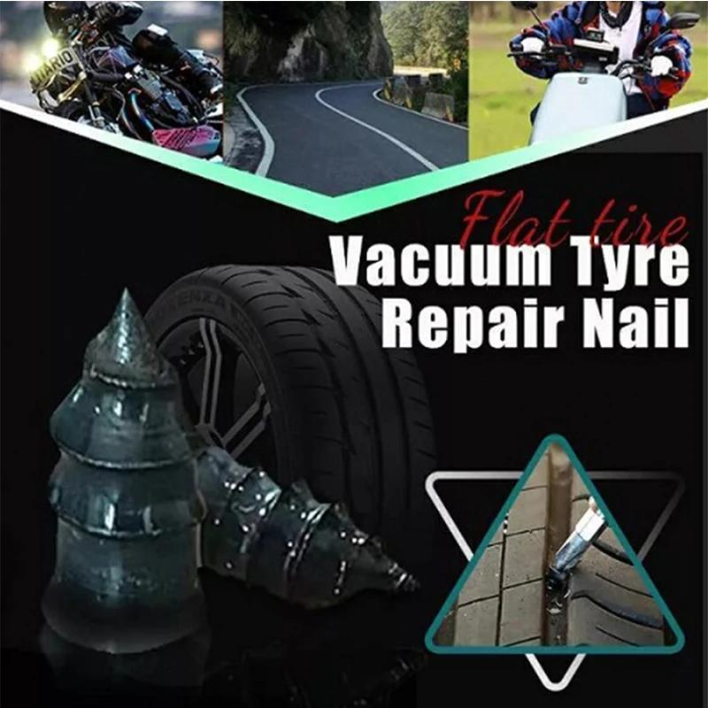 Car Rubber Nail Motorcycle Vacuum Tire Repair Disassembly Free Lossless Self Tire Repair Tire Film Cold Repair Tire Nai