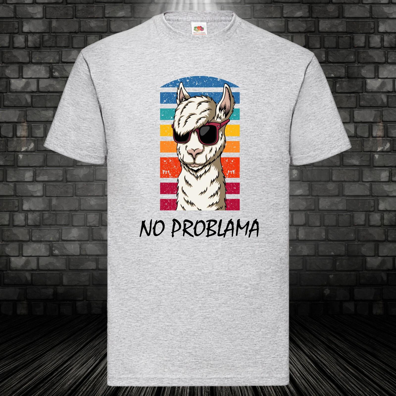 No Problama Shirt Llama T-Shirt Cult Gift Fun Funny S-5XL XL