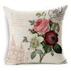 Retro Colorful Flowers Pillows Floral Pillowcase For Home Decorative Decoration Sofa Pillowcase