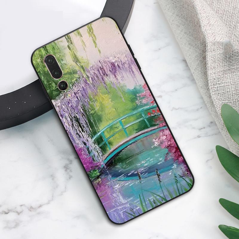 

Monet Oil Painting Case For Huawei Nova 10 9 SE 8i 11i 12i 12s Y60 Y61 Y70 Y90 Y72 Y73 Y91 P60 Pro P40 P30 Lite Huawei Nova Y70
