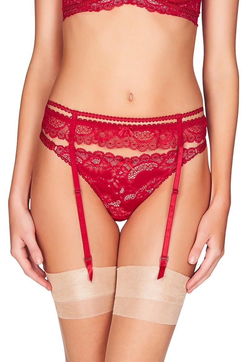 

Пояс для панчіх Pleasure State (92870) 42(S) імперська червоний колір