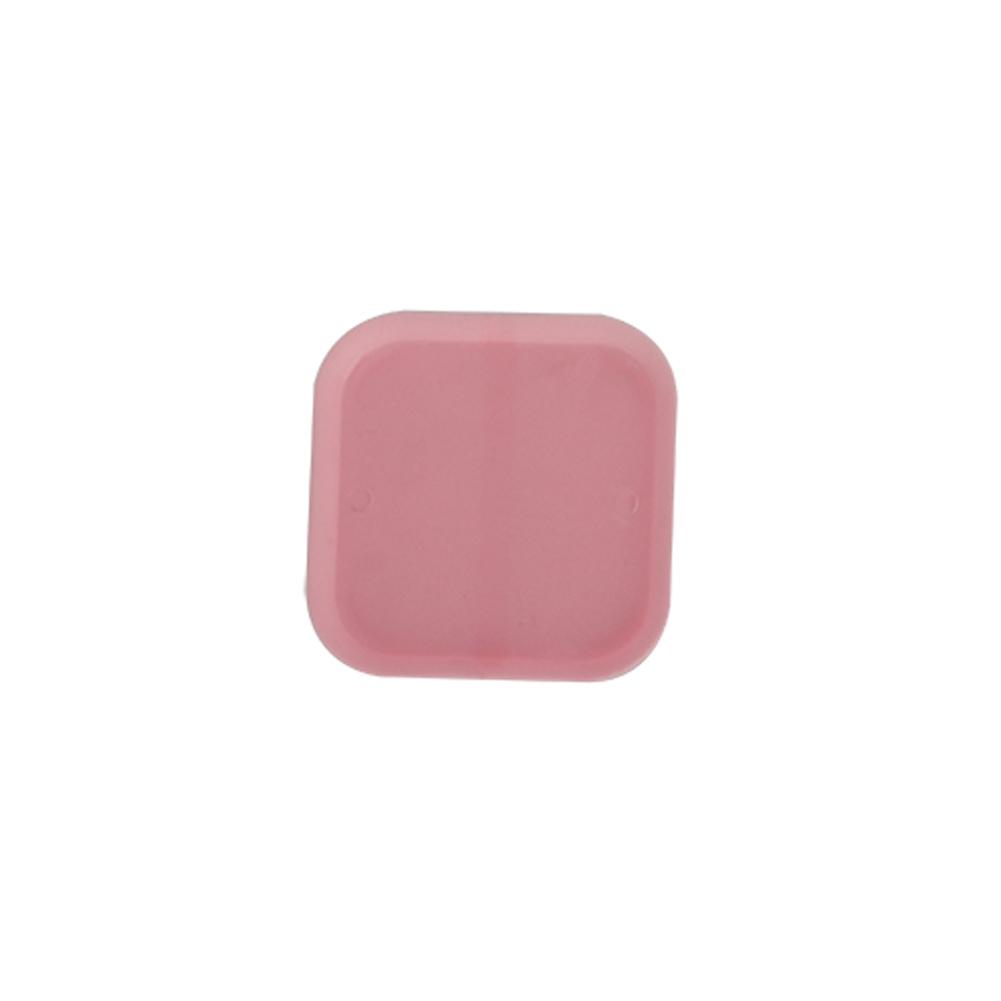 6cm * 6cm Square Plastic Flower Pot Tray Colorful Durable Resin Plant Flower Pot Gloss Planter Home Garden Decoration 5 Pcs
