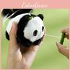 Huggable Panda Plush Keyring Rope Toy Bag Charm Decoration In Black And White
