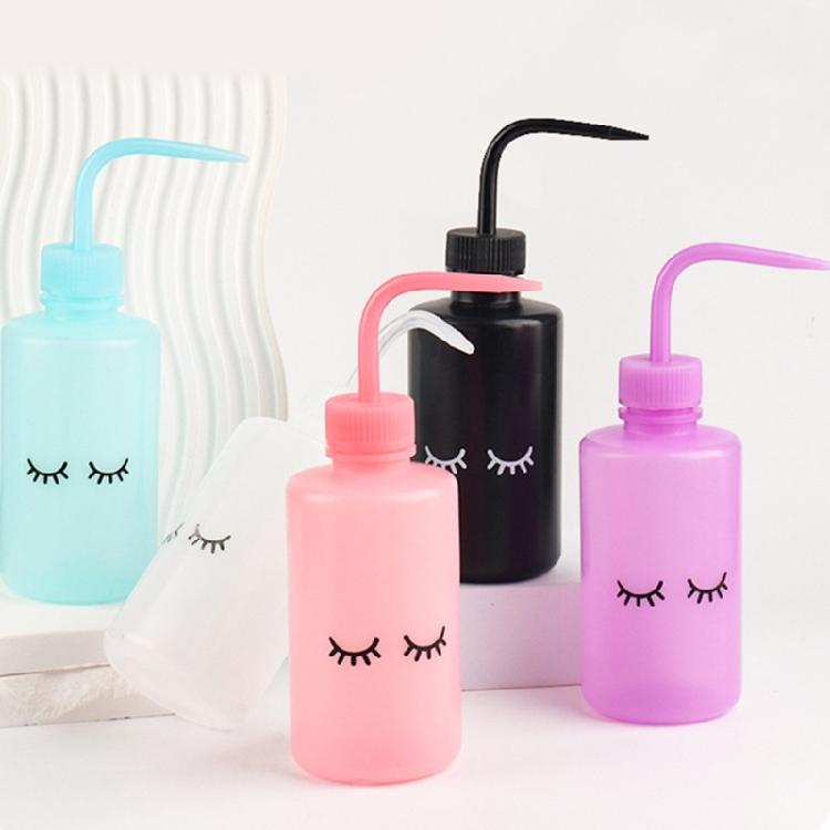 Eyelash Cleansing Bottle Plastic Lash Washer Bottle Leakproof Water Squeeze Dropper Easy Control Nozzle