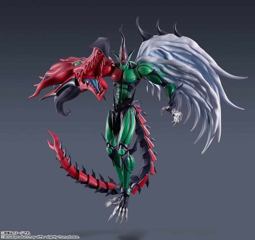 TAMASHII NATIONS S.H. MonsterArts Yu-Gi-Oh! Duel Monsters GX Elemental Hero Flame Wingman, approximately 190mm PVC & ABS painted action figure