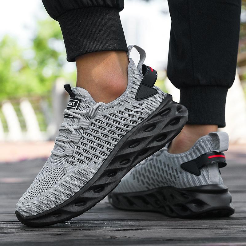 

Popular large-size casual sports shoes women s mesh shoes running casual shoes men s and women s thick-soled shock absorption lightweight soft sole 46
