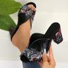 2025 Summer New Style Coarse Heeled Cool Slippers