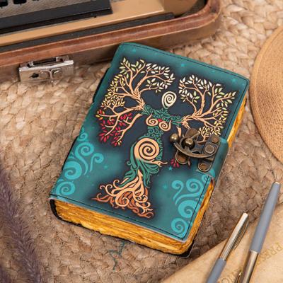 Diario in pelle, A5 17,78 X 12. 7 cm