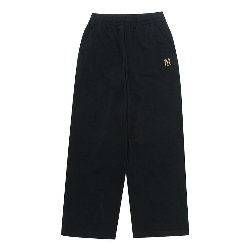 MLB Casual Pants Unisex Black Moderate Straight Fit Pants 3APTQ0161-50BKS XL