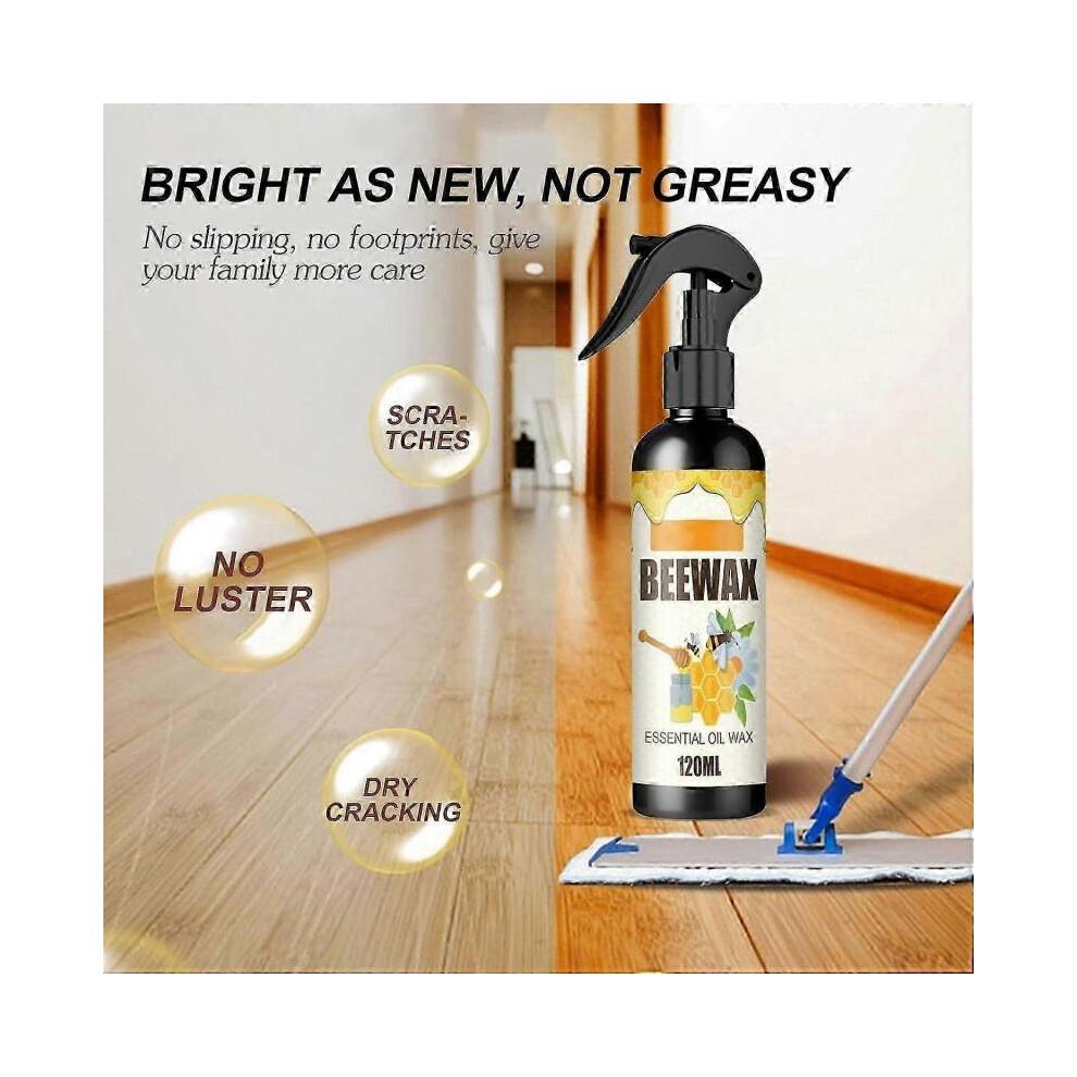 (3 Stück) Natürliches mikro-molekularisiertes Bienenwachsspray, Bienenwachsspray Möbelpolitur und Reiniger, Reparaturwachs für Risse und Kratzer