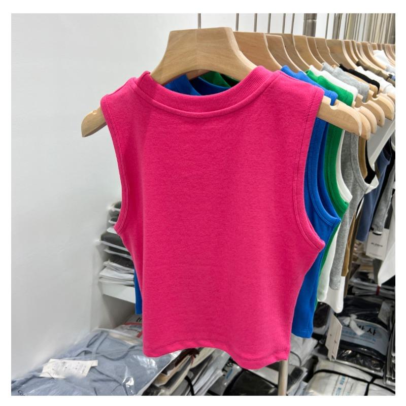 Summer Vintage White Crop Women Print Letter Punk Sexy Tank Korean Streetwear Cropped Sleeveless