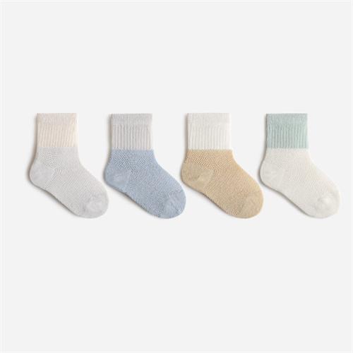 4 Paare/los Sommer Neugeborenen Baby Socken Für Mädchen Jungen Baumwolle Mesh Dünne Infant Junge Mädchen Weiche Kleinkind Socke Zubehör 0-5Years alt