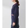Jun Rope Knit Pullover with Mini Cable Pattern and Long Size 40 & Women's Sleeves,