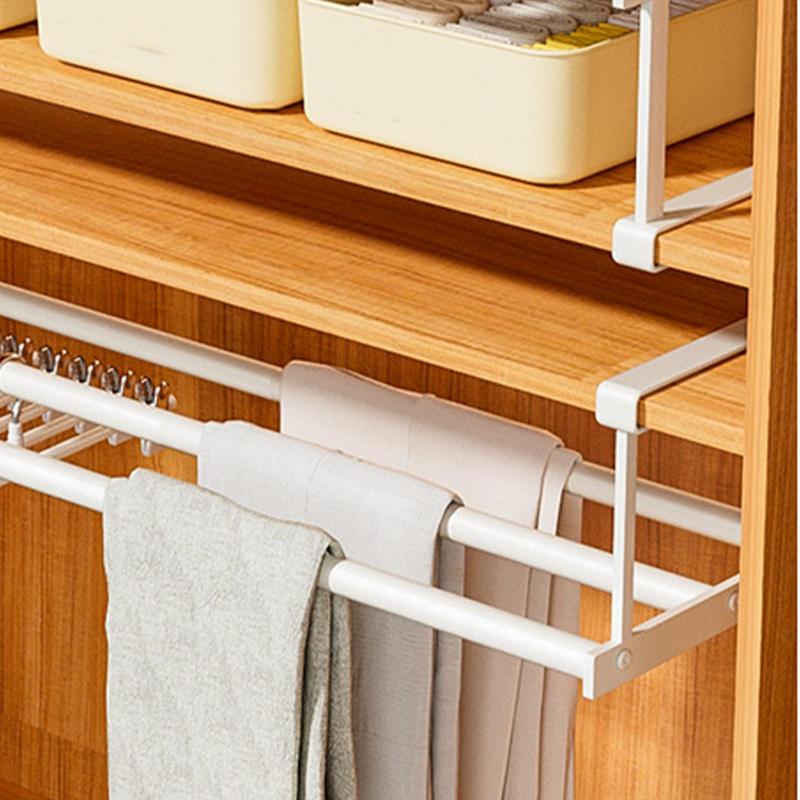 Expandable Shoe Rack Shelf Cabinet Storage Tray Space-Saving Hangings Shoe Basket Adjustable Pantry Shelf For Entryway Cabinet