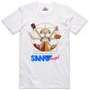 T-shirt Homme SAM Coupé Ordinateur Rétro 8 Bits Haut Sous Licence Officielle