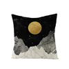 Home Landscape Polyester Pillowcase Home Digital Printing Sofa Cushion Waist Pillowcase
