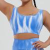 Women's Quick-Dry Yoga Sports Bra and Vest Set
