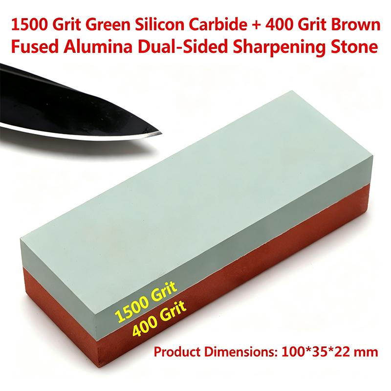 Sharpening Stone 400/1500 Grit Double-Sided Knives Whetstone Professional Grinding Stone Knife Sharpener Kitchen Tool