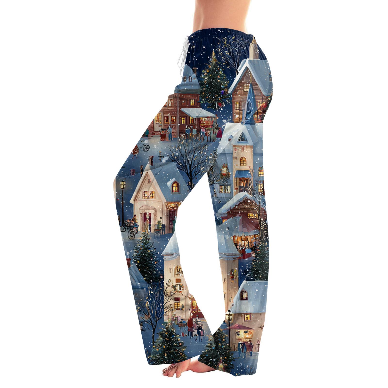 

Женские модные свободные повседневные брюки с принтом M