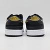 DM1206-071 Nike Air Jordan 1 Low FlyEase Schwarz Weiß Metallisches Gold (Herren)