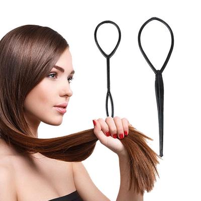 Hairdressing Accessories Pull Needle Styling Maker For Ponytail Pigtails Crochet Braids Hair