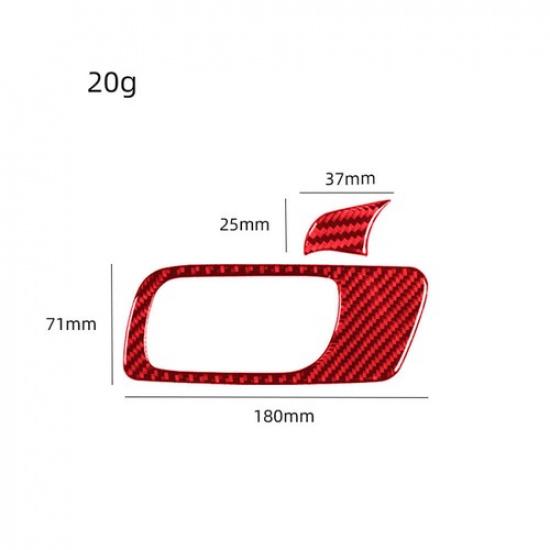 6Pcs Carbon Fiber Interior Door Handle Cover Trim Sticker For Acura TSX 2004-08