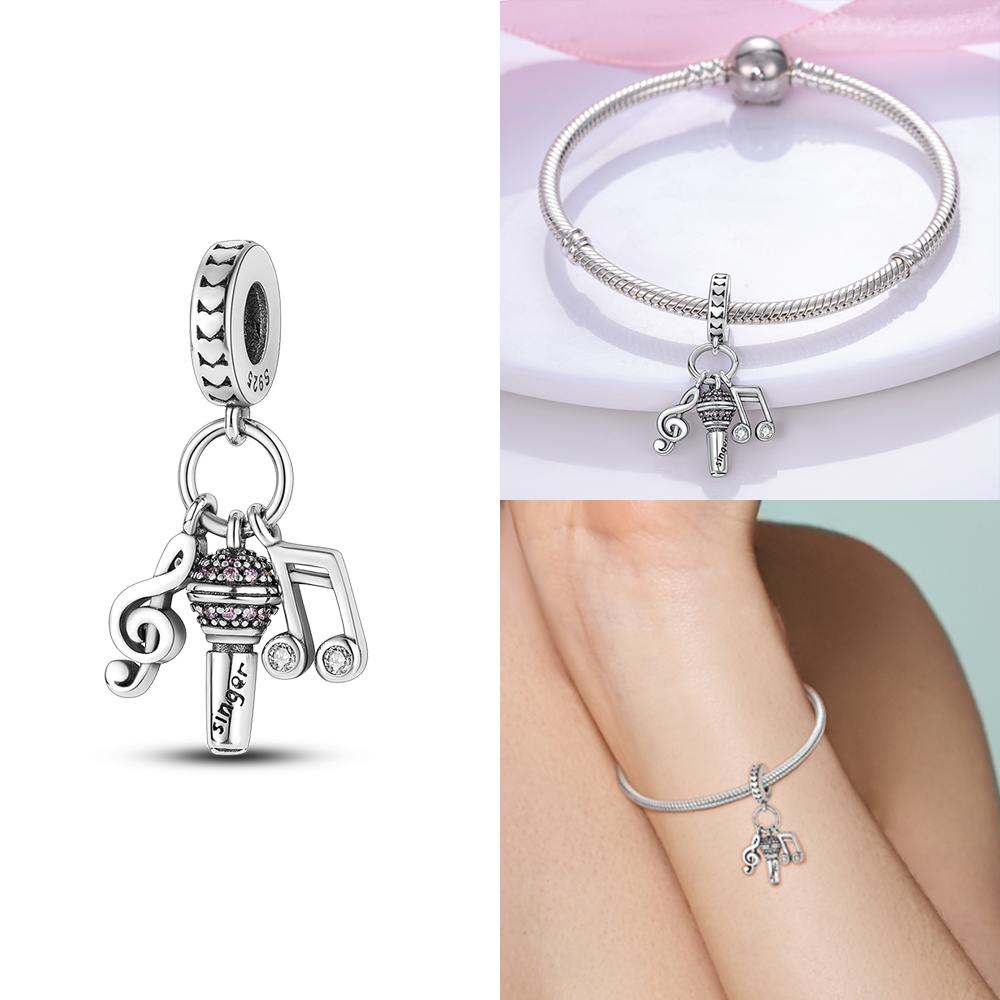 Copper Travel Airplane Earth Beads Pendant Charm Fit Original Bracelet Diy Fine Jewelry Charms Fine Gif Women Accessory