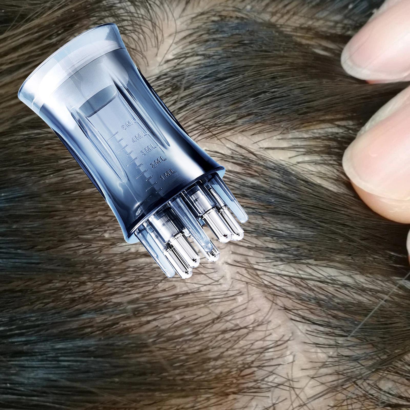 

Аппликатор для кожи головы, удобный дозатор масла для волос для ежедневного использования, ванная комната, путешествия, массажер для кожи головы, расческа для волос, щетка для жидкости