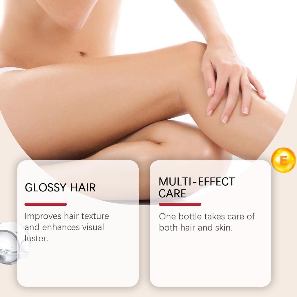 Ulei Nutritiv din Semințe de Rodie Hrănește Pielea Feței și Părul, Menține Elasticitatea și Fortifică Părul cu Ulei, 60ML