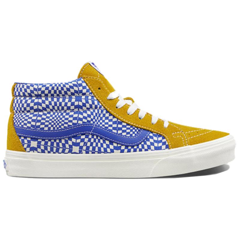 Vans SK8 Mid Yellow Blue Splicing Unisex 'Yellow Blue' Vans VN0A391FTEU