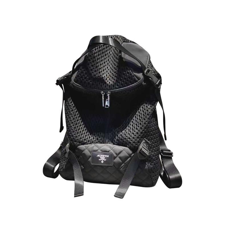 Stylish Nylon Mesh Double Zipper Backpack - Large Capacity for Outdoor Mountaineering