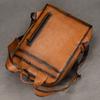 Newsbirds Genuine Leather School Bag Black Brown Men's Business Backpack Cowhide Daypack Casual Schoolbag For Men Boys Student
