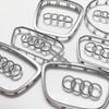 Car Steering Wheel Badge Replacement Decoration LOGO For qaz14 A3 A4 A5 A6 A7 A8 Q3 Q5 Q7