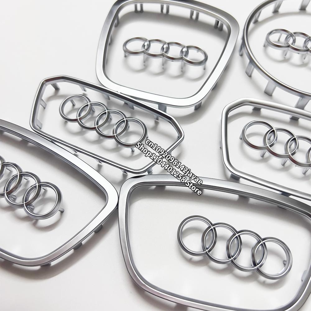 Car Steering Wheel Badge Replacement Decoration LOGO For qaz14 A3 A4 A5 A6 A7 A8 Q3 Q5 Q7