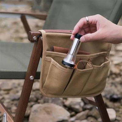 1Pc Chair Armrest Hanging Storage Bag Multifunctional Organizer For Camping Outdoor Gear Accessories Supplies