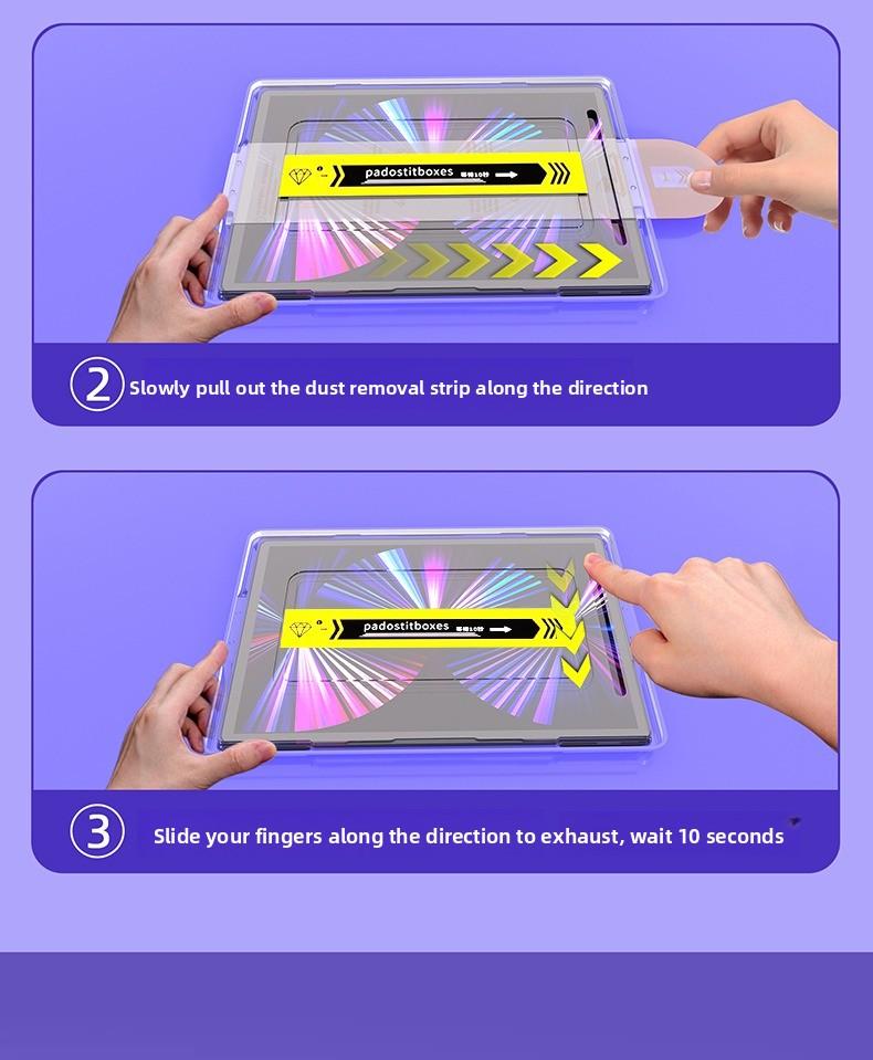 Tempered Glass for iPad Air 13 11 5 4 3 M3 M2 Pro13 M4 A16 11th 2026 12.9 Screen Protector 10 9 10th 9th Mini 7 6 Instant Film