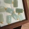 Natural Hetian Jade Wushi Pai Pendant with 925 Silver Clasp